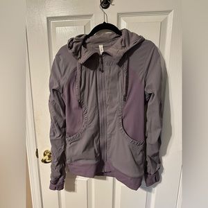 Lulu purple zip up hoodie